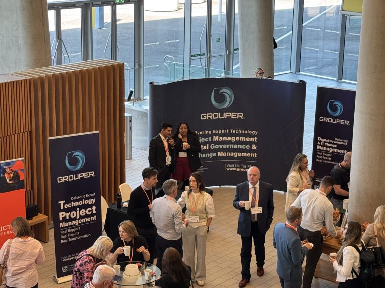 PMI Ireland National Conference 2025, Navigating the Next Wave, sponsored by Grouper.